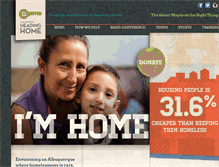 Tablet Screenshot of abqheadinghome.org